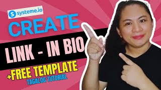 BEST LinkTree Alternative  How To Create your Link in Bio on Systemeio Tagalog Tutorial [upl. by Dennis125]