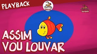 3 Palavrinhas  Assim Vou Louvar  Playback Volume 2 [upl. by Dugald]