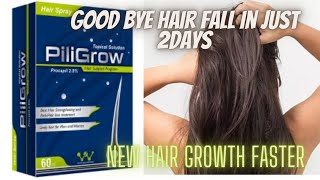 PiliGrow Best Hair Spray For Anti Hair Loss Hair Growth Serum  Khan Fam official [upl. by Aeslehs]