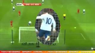 England vs Montenegro  Engleska vs Crna Gora Qualifiers Euro 2012  Highlights  12 okotb 10 [upl. by Amerigo]