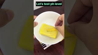 Testing Lifebuoy Soap 🧼 ph level  Shocked 😲 result phphlevelyoutubeshortsshortsfeed [upl. by Koblas]