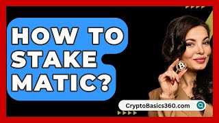 How to Stake MATIC  CryptoBasics360com [upl. by Ahcsas523]