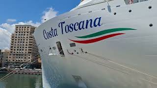 Costa Toscana docked in Savona [upl. by Inanaup]