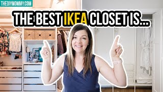 IKEA CLOSETS  Which One is Better PAX vs AURDAL [upl. by Ruhtua826]