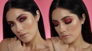 Wearable RED Eye Makeup Tutorial  Melissa Alatorre [upl. by Hynda]