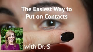 The Easiest Way to Put on Contacts [upl. by Neumark54]