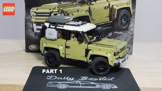 LEGO 42110 Technic Land Rover Defender LIVE Build Part 1 [upl. by Eissen]