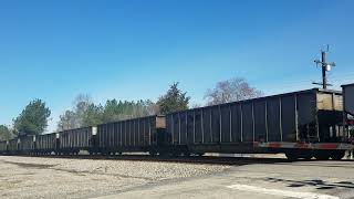 NS hoppers with a CN leader at the 1216 milepost Nottoway County VA 03132019 [upl. by Rusticus]