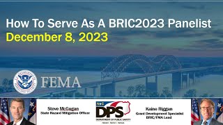 How To Serve As A BRIC2023 Grant Panelist for NCDPS [upl. by Sirrad797]