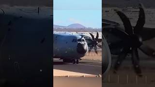 Noisy A400 at Lanzarote [upl. by Aneehsirk]