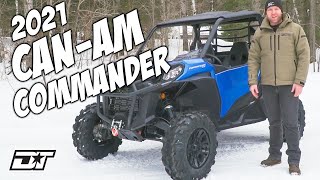 2021 CanAm Commander XT Detailed UTV Overview [upl. by Aliab]