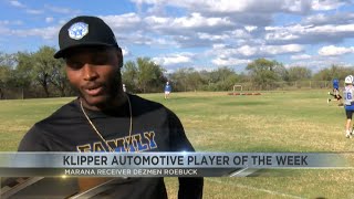 Klipper Automotive Player of the Week Dezmen Roebuck [upl. by Kaliski313]