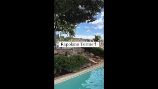 Hot Springs Day Trip in Rapolano Terme shorts hotsprings [upl. by Leor485]