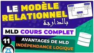 Modèle Relationnel de Données en Darija 11 Les avantages de modèle relationnel [upl. by Kashden195]