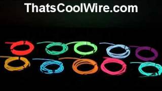 How Do The 10 El Wire Colors Really Look [upl. by Akilak]