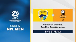 NPL Men Round 12  Gold Coast United vs Sunshine Coast Wanderers [upl. by Onairotciv825]