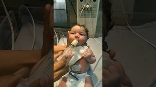 cute viral babynewbornbabysyringebabyreel feedingbreastfeeding babyreelsreelsvideoytshorts [upl. by Acey]