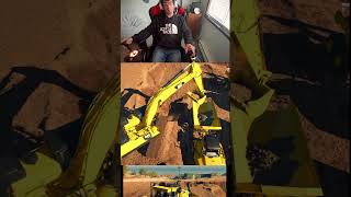 EXCAVATOR SIMULATOR WITH DUAL JOYSTICKS FIRST TIME USING THEM constructionvehicle [upl. by Malchus483]