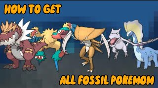 Pokémon Brick Bronze How To Get All Fossil Pokemon [upl. by Llessur]