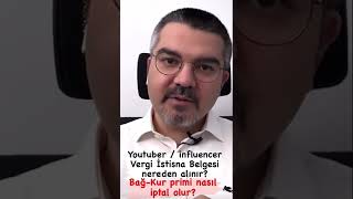 Youtuber istisna belgesi nasıl alınır İstisna belgesi ve Bağkur nasıl iptal edilir [upl. by Enomaj546]