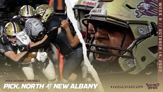 Pick Six Sends New Albany Soaring Past Pick North 🏈 [upl. by Aieken]