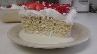 Tres Leches Cake  Easy and Wonderful [upl. by Alleacim]