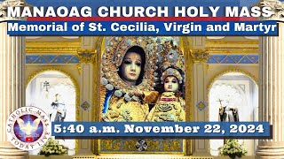 CATHOLIC MASS OUR LADY OF MANAOAG CHURCH LIVE MASS TODAY NOV 22 2024 541am Holy Rosary [upl. by Dobbins]