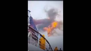 FIRE Aboard a Carnival Cruise Ship [upl. by Iarahs281]