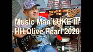 MUSIC MAN LUKE III 2020 HH OLIVE PEARL  PREMIÈRE RENCONTRE [upl. by Enaujed]