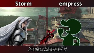 Castle Siege 77  Swiss Round 3  Storm Sephiroth vs empress Mr Game amp Watch [upl. by Eibrab]