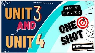 APPLIED PHYSICS 2 🎯🎯 UNIT 3 AND UNIT 4🔥🔥  NOTES  QUESTION [upl. by Amliv]