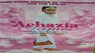 Home going Service Of Thanksgiving for The Life Of Achazia James [upl. by Cutcliffe]