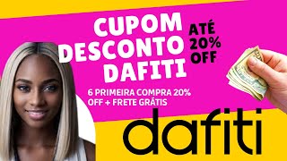 CUPOM DE DESCONTO DAFITI 🔥 Primeira Compra 20 OFF  Frete Grátis Dafiti [upl. by Ardnauq]