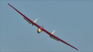 Amazing Rare Glider  Fauvel AV36 aerobatics [upl. by Socher]