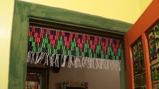 Como Fazer Sanefa Bandô de Porta  DIY How to Make Door Valance  Como Hacer Lambrequin Puerta [upl. by Tri890]