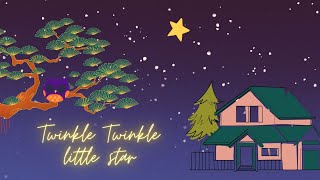 Twinkle Twinkle little star  lullaby with lyrics [upl. by Saul669]