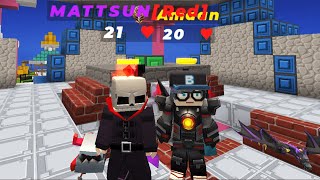 Dominating Bedwars With MATTSUN [upl. by Clarine]