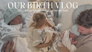 BIRTH VLOG  positive labour amp delivery of our second baby raw amp real [upl. by Fein]