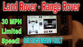 LAND ROVER SUSPENSION FAULT FIX PAY IT FORWARD GARAGE [upl. by Bronez]