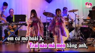 TEEN VỌNG CỔ l Karaoke Thanh Hằng ft Thanh Hà [upl. by Akceber]