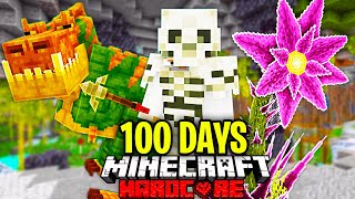 I Survived 100 Days in a CAVE ONLY WORLD in Minecraft Hardcore [upl. by Ddat]