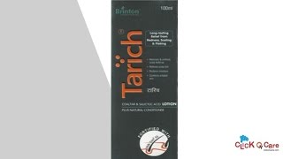 Tarich Hair Lotion On ClickOnCarecom [upl. by Kirwin463]