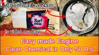 How to make Engine Clean Chemical  Easy made  Home Made Chemical Only 50 Rs  100 work [upl. by Ainslie]