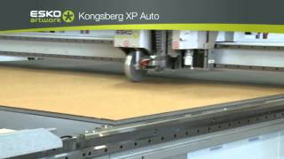 Kongsberg XP Auto kivágóasztal [upl. by Ecnerwal]