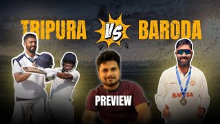 Tripura up for the Baroda challenge Krunal Pandya will play in Agartala ranjitrophy2024 [upl. by Nadabus718]