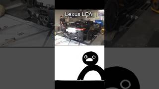 Lexus LFA crazy exhaust sound lexus lexuslfa lexusturbo [upl. by Nuhs]