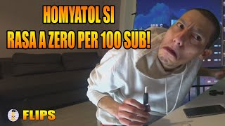 HOMYATOL SI RASA A ZERO I CAPELLI PER 100 SUB  HOMYATOL LIVE [upl. by Canning]