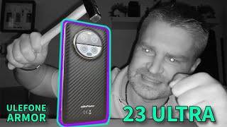 Éjjellátó 120W töltés Műholdas kommunikáció IGEN Ez az Ulefone Armor 23 Ultra [upl. by Maxantia195]