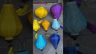 Hoi An bamboo silk lanterns  Mix size and color [upl. by Akenn]