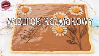 Prosty mazurek kajmakowy na Wielkanoc  Domowe Wypieki [upl. by Yenittirb828]